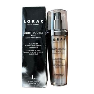 LORAC Light Source 3-in-1 Illuminating Face Primer Highlighter Full Sz DUSK HTF
